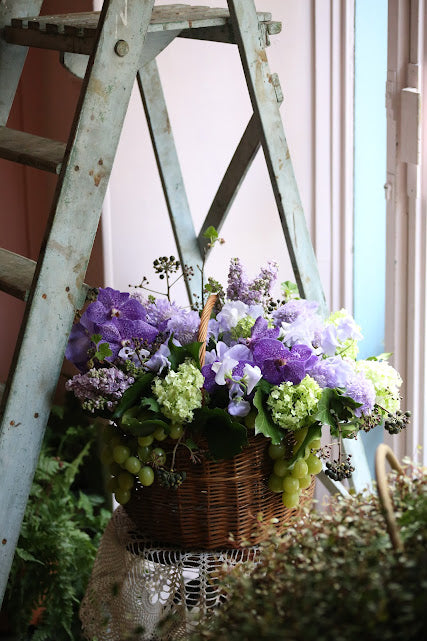 A. Panier fleuri