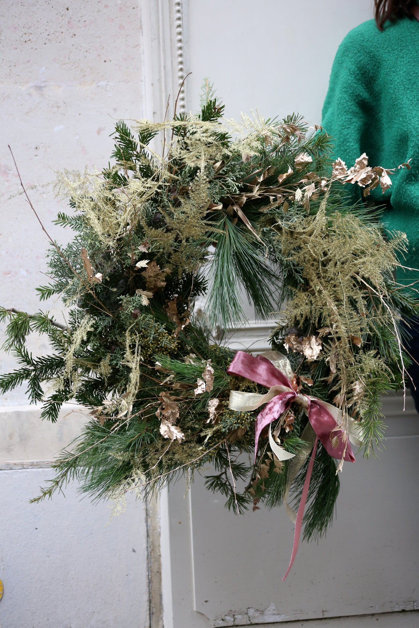 a Couronne de Noël 'Artémis'