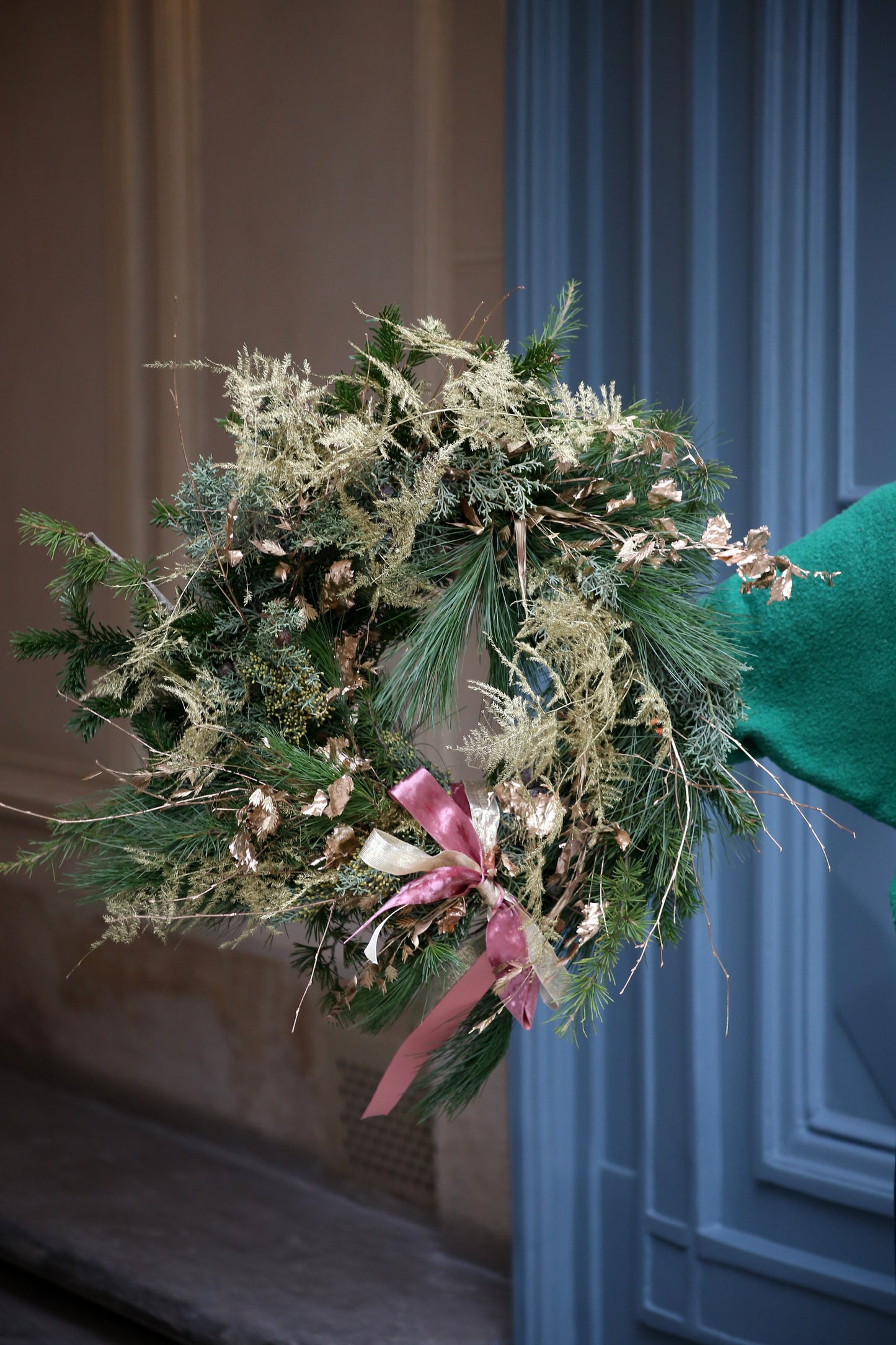 a Couronne de Noël 'Artémis'